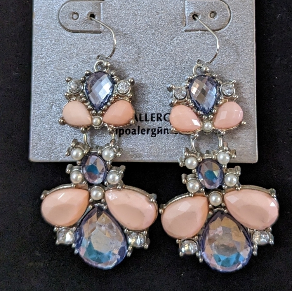 New antique style costume jewelry pierced earrings, T2B2F